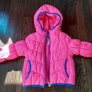 new oshkosh pink/purple jacket